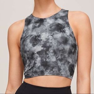 Athleta Conscious Crop Black/Gray 1X